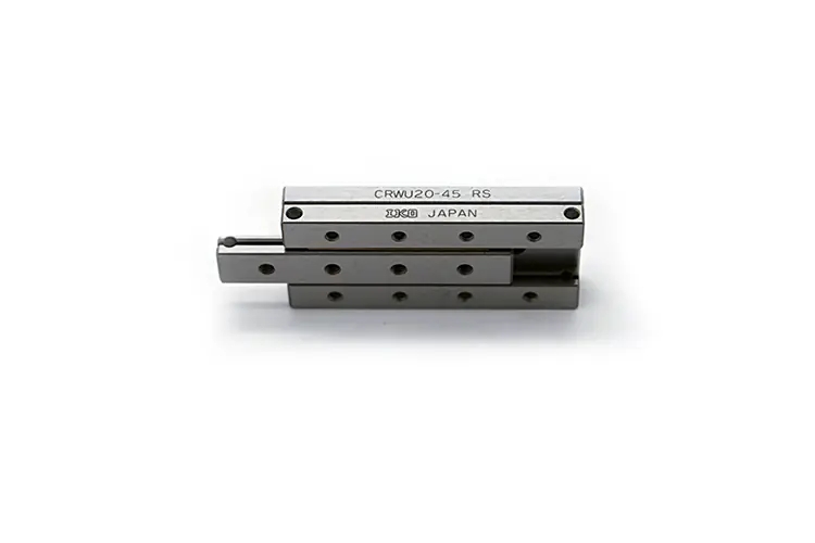 交叉滚子的独特排列方式使导轨在径向、轴向及倾覆方向均具备优异刚性